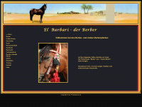 berberpferd-info.at Webseite Vorschau