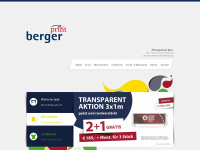 bergerprint.at Webseite Vorschau