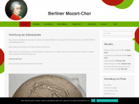 berliner-mozart-chor.de Webseite Vorschau