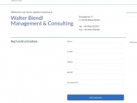 biendl-consulting.de Webseite Vorschau