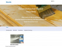 biozide.at Webseite Vorschau
