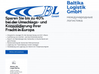 bl-baltikalogistik.de Webseite Vorschau