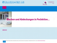 blachotex.ch Webseite Vorschau