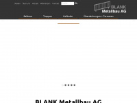 blank-metallbau.ch Webseite Vorschau