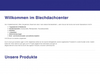 blechdachcenter.at Webseite Vorschau