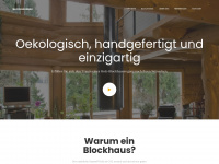 blockhausbau.ch Webseite Vorschau