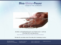 blue-water-power.ch Webseite Vorschau