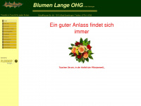 blumen-gaertnerei-lange.de Webseite Vorschau