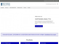 hartmann-analytic.de Webseite Vorschau