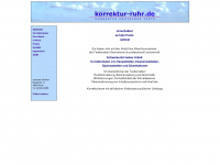 korrektur-ruhr.de Webseite Vorschau