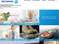 beckmann-umzuege.de Webseite Vorschau