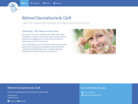 boehnel-dental.de Webseite Vorschau