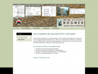 bogner-bau.at Webseite Vorschau