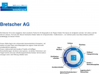 bretscher-ag.ch Webseite Vorschau