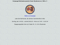briefmarkenverein-buxtehude.de Webseite Vorschau