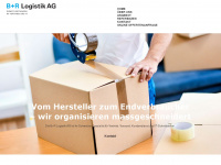 brlogistik.ch Webseite Vorschau