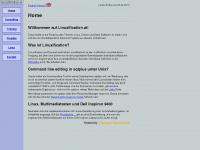 linuxification.at Webseite Vorschau