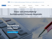 buchhaltung-einhausen.de Webseite Vorschau