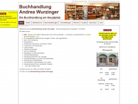 buchhandlung-wurzinger.at Webseite Vorschau