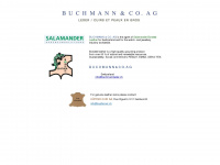 buchmannleder.ch Webseite Vorschau