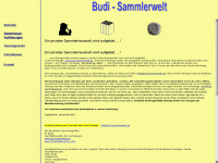budi-sammlerwelt.de Webseite Vorschau