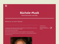 buechele-musik.de Webseite Vorschau