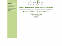 buecher-ecke.ch Webseite Vorschau