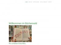 buecherwald.de Webseite Vorschau