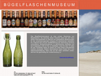 buegelflaschenmuseum.de Webseite Vorschau