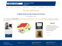 buehler-gmbh.ch Webseite Vorschau