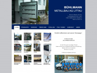 buehlmann-metallbau.ch Webseite Vorschau