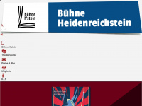buehne-hstein.at Webseite Vorschau