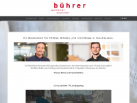buehrer-wohnen.ch Webseite Vorschau
