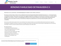 buendnis-familie-badoeynhausen.de Webseite Vorschau