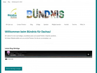 buendnis-fuer-dachau.de Webseite Vorschau