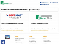 buercher.ch Webseite Vorschau