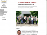 buergerbeirat-gartenau.at Webseite Vorschau