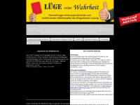 buergerblock-coswig.de Webseite Vorschau