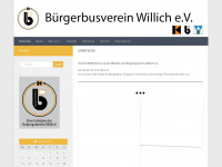buergerbus-willich.de Webseite Vorschau