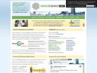 buergerenergie-jena.de Webseite Vorschau