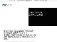 buergergemeinde-bonaduz.ch Webseite Vorschau
