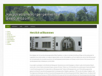 buergergemeinde-altdorf.ch Webseite Vorschau