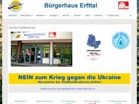 buergerhaus-erfttal.de Webseite Vorschau