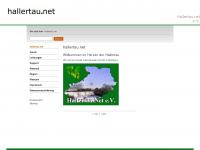 hallertau.net Webseite Vorschau