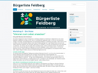 buergerliste-feldberg.de Webseite Vorschau
