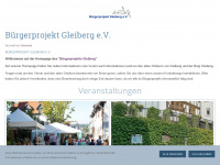 buergerprojekt-gleiberg.de Webseite Vorschau