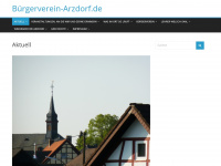 buergerverein-arzdorf.de Webseite Vorschau