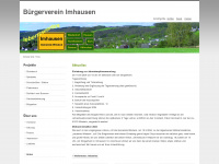 buergerverein-imhausen.de Webseite Vorschau