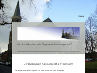 buergerverein-longerich.de Webseite Vorschau