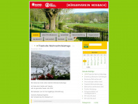 buergerverein-mosbach.de Webseite Vorschau